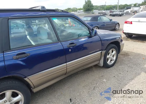 2002 Subaru Forester S from USA, damaged, VIN JF1SF65582H700874